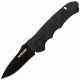 Schrade SC60MB, BLK Alum. Handle, Drop Point, BLK Plain, SC60MB