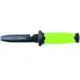 Schrade Dive Knife, Yellow Handle, BLK Blunt Tip ComboEdge, Sheath, WR3