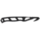 Schrade Extraction Rescue Hook Fixed Blade Knife, AUS-10 Blade, 1159297