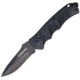 Schrade Extreme Survival, 4 3/8in., Black Teflon coated stainless blade, Textured black T-6061 aluminum handle SCH60B