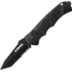 Schrade Extreme Survival, 4 3/8in., Partially serrated tanto blade, Black Teflon coated stainless blade SCH60BTS