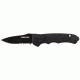 Schrade SC60MB, BLK Alum. Handle, Drop Point, BLK ComboEdge, SC60MBS