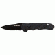 Schrade SC60MB, BLK Alum. Handle, Drop Point, BLK Plain, SC60MB