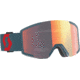SCOTT Shield Goggle, Neon Red/Aruba Green/Solar Red Chrome, 2778377411308