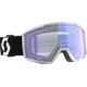 SCOTT Shield Goggle, Team White/Black/Illuminator Blue Chrome, 2778377068342