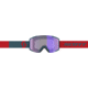 SCOTT Shield LS Goggle, Neon Red/Aruba Green/Light Sensitive Blue Chrome, 2778367411307
