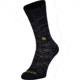 SCOTT Trail Camo Crew Socks, Black/Sulphur Yellow, Large, 2752435024048-L