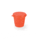 Scotty 672 Vented Bait Jar w/ Quick Lock Threaded Lid, 0.5 Litre, Fluorescent Red, 0672