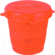 Scotty Vented Bait Jar, .5 Liter, Flour. Orange, New Condition SCT-0672