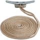 Sea-Dog Double Braided Nylon Dock Line - 1/2&quot; x 15' - Gold/White 77296