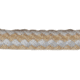 Sea-Dog Double Braided Nylon Rope Spool - 3/8in x 600', Gold/White, 302110600G/W