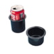 Sea-Dog Flush Mount Drink Holder - 2" Depth, Black, 588000