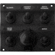 Sea-Dog Nylon Switch Panel - Water Resistant - 5 Toggles w/Power Socket 79026