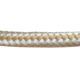 Sea-Dog Premium Double Braid Nylon Dock Line - 1/2in x 30ft, Gold/White, 302112030G/W-1