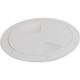Sea-Dog Screw-Out Deck Plate - White - 6", 335760-1
