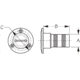 Sea-Dog Sea Dog Stainless Steel Hose Deck Fill 1 1/2in.Hose Gas, 351320-1