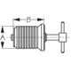 Sea-Dog Sea Dog Stainless Steel T Handle Drain Plug 1, 1in, 520085-1