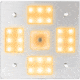 Sea-Dog Square LED Mirror Light w/On/Off Dimmer, White/Blue, 401840-3