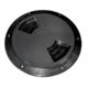 Sea-Dog Textured Quarter Turn Deck Plate - Black - 6", 336167-1