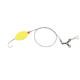 Sea Striker Bluefish Rig 7/0 Plain Hook, Yellow 2&quot; Oval Float, 24/Ring, FBS3-Y