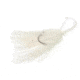 Sea Striker Bucktail Bean Jig 1/2 oz, 2/0 Hook, White Head/White Tail, 2/Pack, T12W