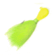Sea Striker Bucktail Bean Jig 1 oz, 6/0 Hook, Chartreuse Head/Chartreuse Tail, 2/Pack, T1CH