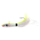 Sea Striker Bucktail Big Game Jig with Rattle and Grub Keeper, Chartreuse/White, 9/0 Hook, 4oz, SSBTGJR4-CW