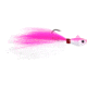 Sea Striker Bucktail Jig 2 oz, Holographic Eyes, Blk Nickel Hook, Pink/White Head/Pink/White Tail, SSBTJ2-PW
