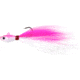 Sea Striker Bucktail Jig 3 oz, Holographic Eyes, Blk Nickel Hook, Pink/White Head/Pink/White Tail, SSBTJ3-PW