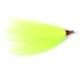 Sea Striker Bucktail Teaser, 3in, Chartreuse, 100/Bag, BTCH-100