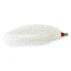 Sea Striker Bucktail Teaser 3in, White, 100/Bag, BTW-100