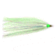 Sea Striker Bucktail Teaser 3in, White/Chartreuse Mylar, 3/Pack, BTWCM3