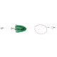 Sea Striker Carolina Live Bait King Rig Coated Wire, 2/0 Nose Hook, 2-4X #4 Trebles Green Duster, DLBR-GR