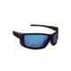 Sea Striker Castaway Sunglasses, Black Frame, Blue Mirror Lens, Black/Blue, 30601