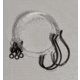Sea Striker Circle Hook Leader 36&quot; 50# Mono Size 7/0 Inline Circle Hook 3 pack, CHL70