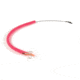Sea Striker Cuda Tube, 12" Single 2/0 Treble Hook, 60 Lb Sealon Wire, Fluorescent Pink, CT12P