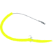 Sea Striker Cuda Tube, 12" Single 2/0 Treble Hook, 60 Lb Sealon Wire, Fluorescent Yellow, CT12Y