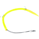 Sea Striker Deluxe Cuda Tube 14", Two 2/0 Treble Hooks, 60 Lb Sealon Wire, Fluorescent Yellow, CT14Y