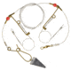Sea Striker Drop Bottom Rig Sea Striker SSBR27-3 27" 2 Drop Bottom Rig with 3oz weight, 27"