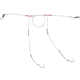 Sea Striker Drum Rig 1040HD Wire Rig, 60lb Wire Snelled Hooks, w/92553 5/0 Hooks, PDR50-1PK