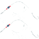 Sea Striker Egg Lead Ready Rig 1/4oz 1/0 Hook 2pk, RRH14-2