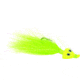 Sea Striker Flats Jig, Dual Mono Weed Guard, Chartreuse, 1/4oz, SSFJ14-10