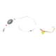 Sea Striker Flounder/Fluke Rig, 1 oz Egg Sinker, Chartreuse Blade Sz 1 Gold Wide Gap Hook, F4-1C