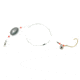 Sea Striker Flounder/Fluke Rig 1 oz Egg Sinker, Nickel Blade Sz 1 Gold Wide Gap Hook, F4-1