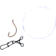 Sea Striker Fluke Rig 2/0 Gold Wide Gap Plain Hook, 3-Way &amp; Snap, N8554-20G