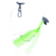 Sea Striker Fluke Rig 2/0 Wide Gap 3-Way &amp; Snap Chartreuse Mylar, N8564-CHM