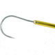 Sea Striker Gold Anodized Aluminum Gaff 3&quot; Stainless Hook 6' Long, SS372G