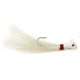 Sea Striker Popeye Bucktail Jig, 2 oz, 7/0 Hook, White Head/White Tail, 6/Pack, PE2W6
