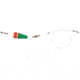 Sea Striker Popping Float 1/2 oz Rattle Rig, 3in Float, 1/2 oz 40 Lb Mono, RPC3M