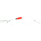 Sea Striker Red Fish Rig, 2/0 SW Hook, 60 Lb Mono, #1 3-Way Swivel, 2&quot; Fl Red Cigar Float, SSRFR